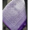 Tapis de prière violet pastel